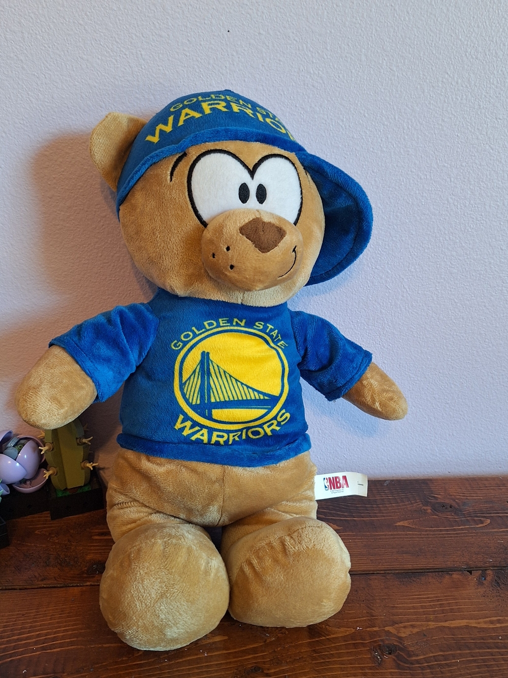 Official NBA Golden State Warriors Plush Bear 14 inches